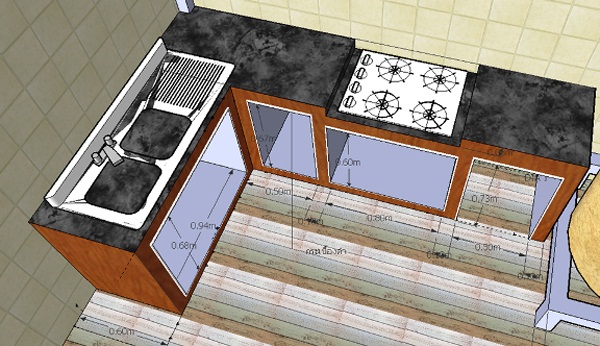 รีวิวต่อเติมห้องครัวหลังบ้าน บนพื้นที่สุดคับแคบเพียง 3x4 เมตร