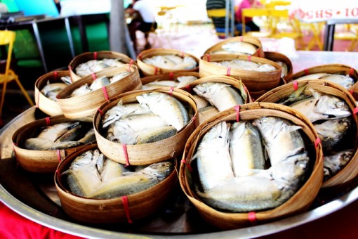 งานเทศกาลปลาทูอร่อยที่ท่าฉลอม