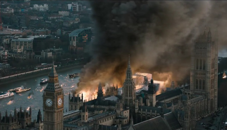 บิ๊กเบนเป็นจุล ในตัวอย่างแรก London Has Fallen 