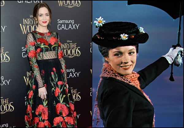 เอมิลี่ บลันท์ อาจคว้าบทนำ Mary Poppins 2