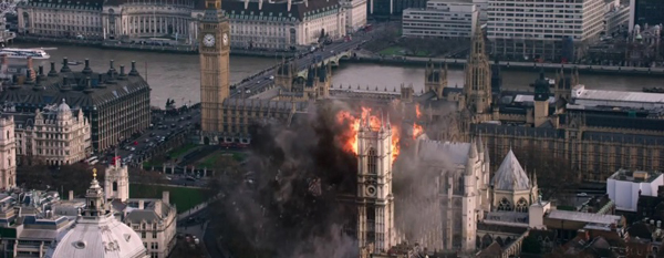 ใน ตัวอย่างล่าสุด London Has Fallen