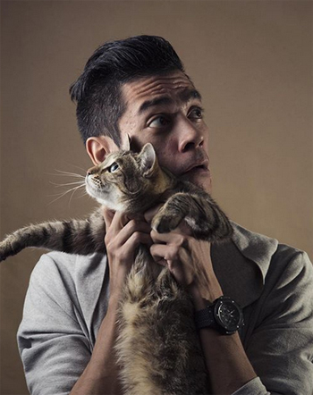 ผู้ชายกับแมว