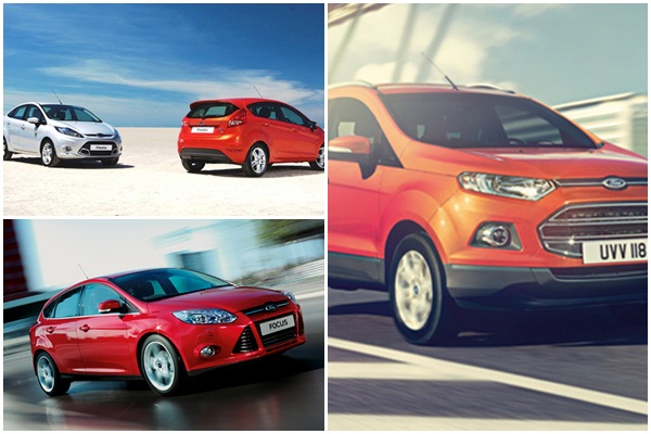 ราคารถใหม่ Ford เดือนกรกฎาคม 2558