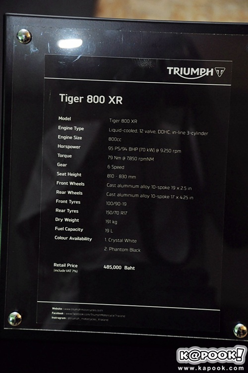 Triumph Tiger 800 XR