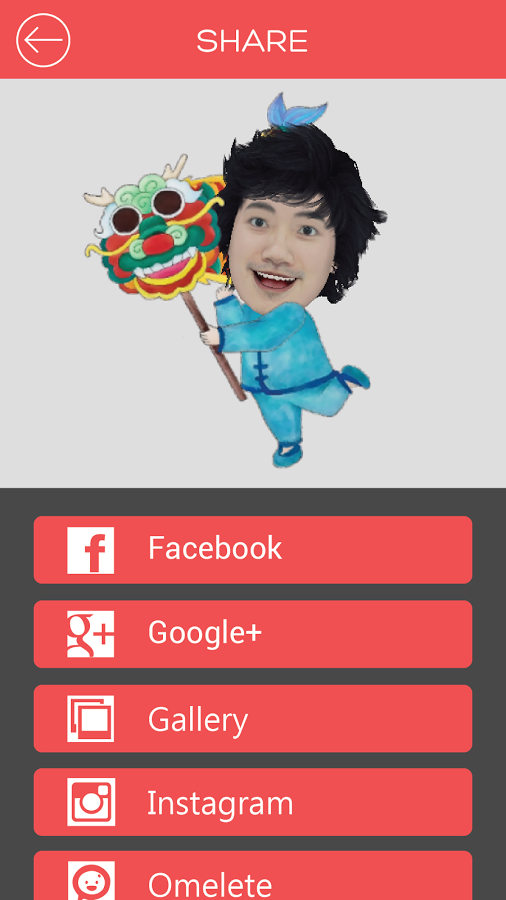 Emotar แอพฯ แต่งรูปล้อเลียนเปลี่ยนหน้าให้ฮา สำหรับ Android