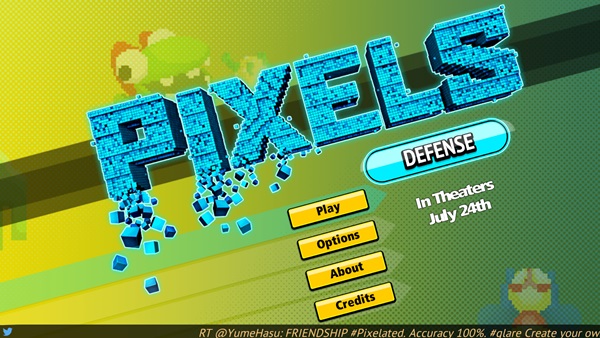 PIXELS Defense เกมแพ็คแมนเขมือบโลก แนว Tower Defense