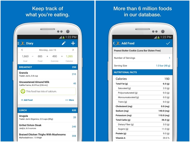 5 แอพฯ นับแคลอรีในอาหาร