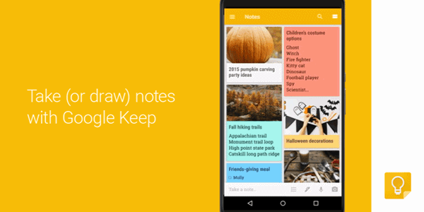 Google Keep เพิ่มฟีเจอร์ใหม่