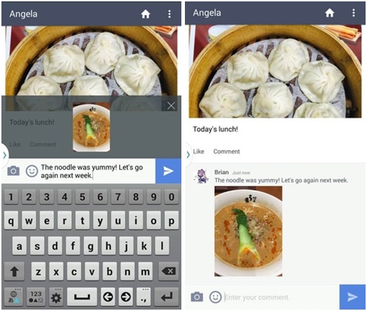 LINE อัพเดท 5.9.0 คอมเม้นท์ด้วยรูปภาพบนไทม์ไลน์ได้แล้ว