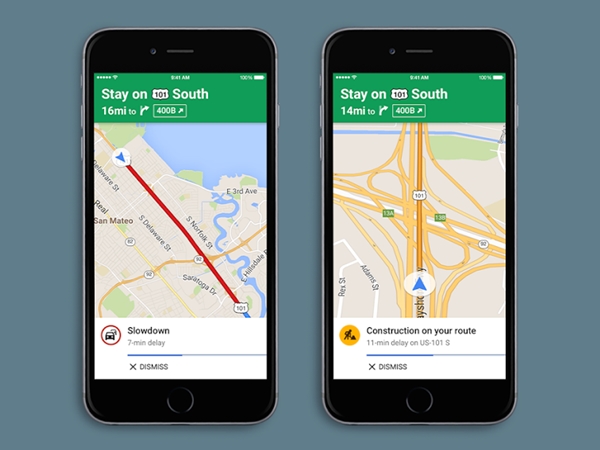 Google Maps บน iOS เพิ่มฟีเจอร์ส่งเสียงแจ้งเตือนรถติด