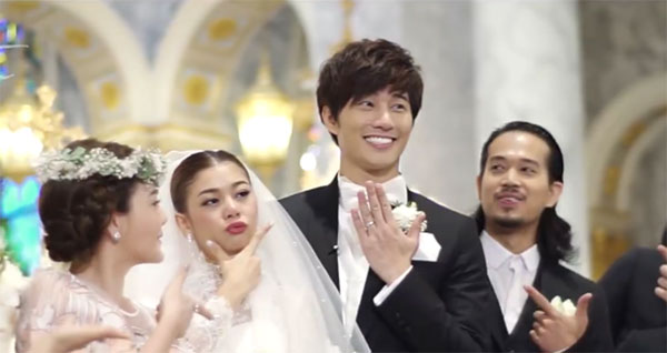 คลิปงานแต่งกุ๊บกิ๊บ บี้ กล่าวคำมั่นสัญญารักในโบสถ์ โรแมนติกดุจเทพนิยาย