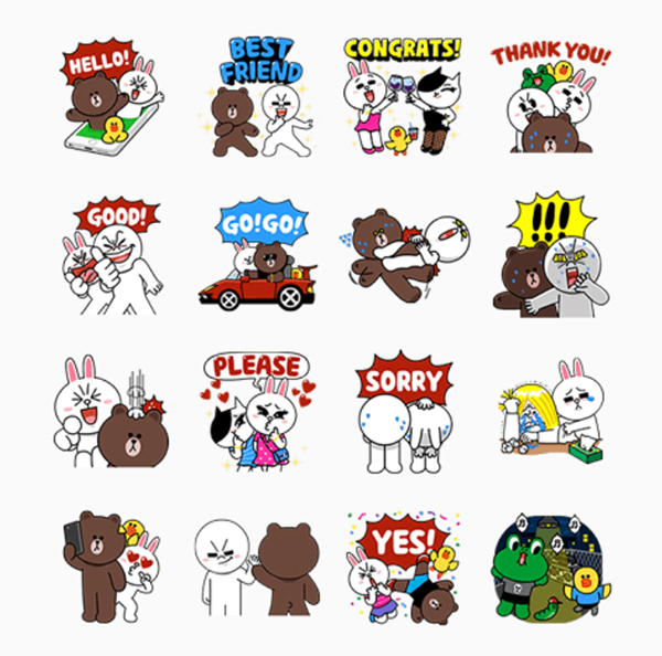 สติ๊กเกอร์ LINE