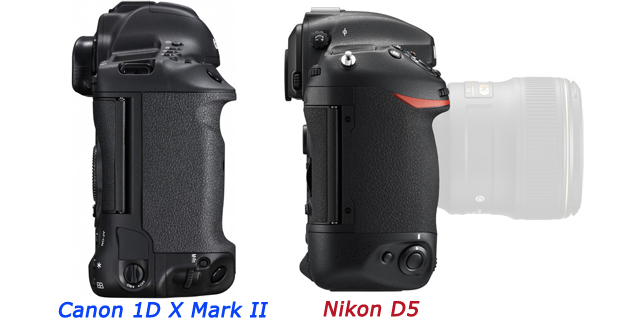 Canon 1D X Mark II, Nikon D5