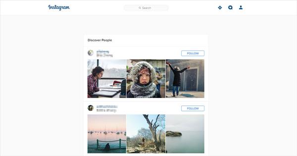 Instagram บนเว็บเพิ่มแถบ Explore