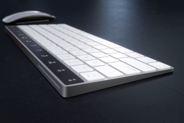 ชมภาพคอนเซ็ปต์ Magic Keyboard ที่มาพร้อมแถบสัมผัส OLED