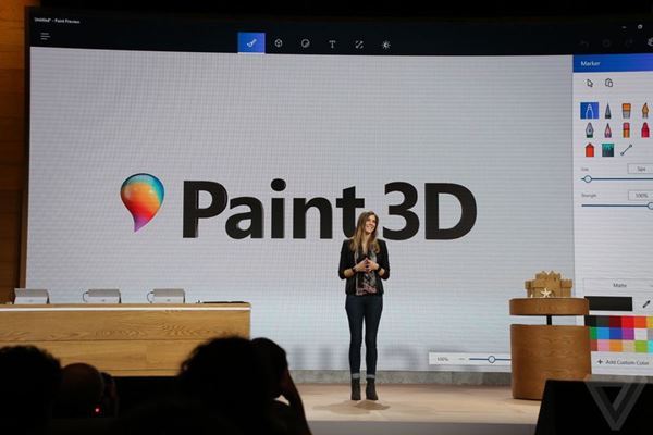 ไมโครซอฟท์เปิดตัว Paint 3D