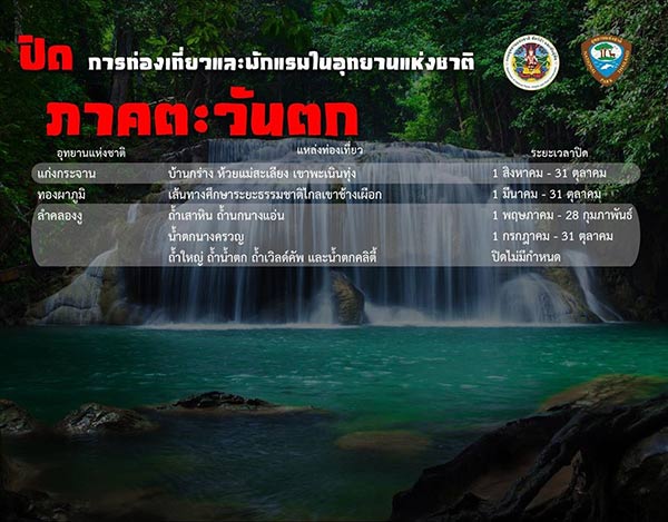 อุทยานแห่งชาติปี 2560