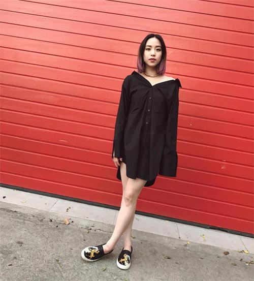 เสื้อเชิ้ตเปิดไหล่ เสื้อเชิ้ตเปิดไหล่