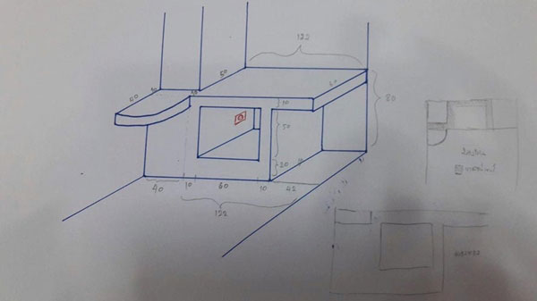 ต่อเติมห้องครัวหลังบ้านทาวน์โฮม