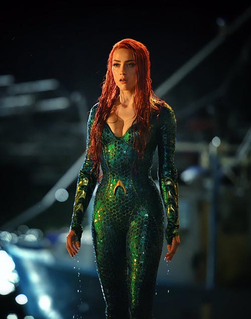 แอมเบอร์ เฮิร์ด ราชินีเมร่า ใน Aquaman