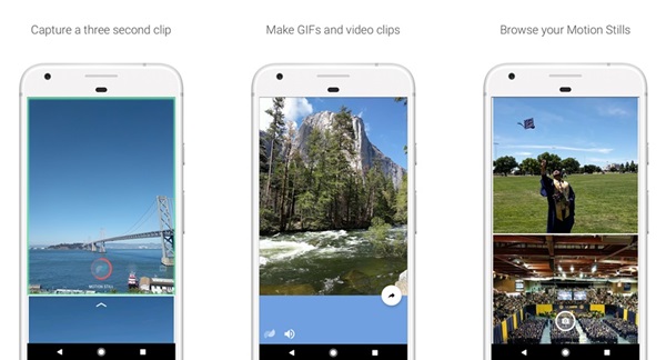 Motion Stills แอปฯ สร้างภาพ GIF จากกูเกิล
