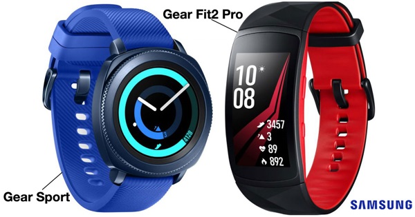 Samsung Gear Fit2 Pro และ Gear Sport