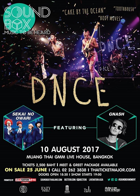 Soundbox DNCE Live in Bangkok