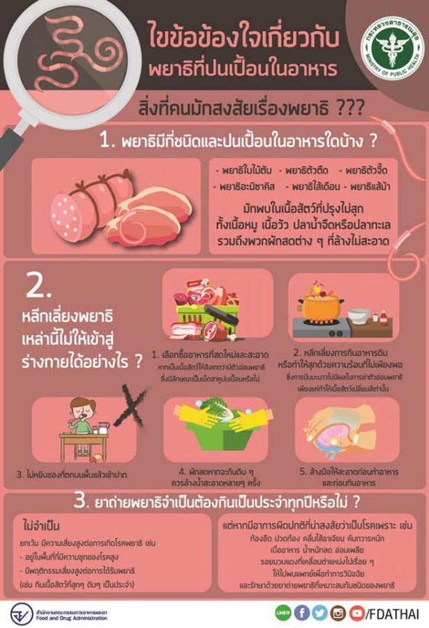 เผยพยาธ 5 ชน ด ม กปนเป อนในผ ก ของด บ เต อนค นก น ระว งพยาธ วางไข