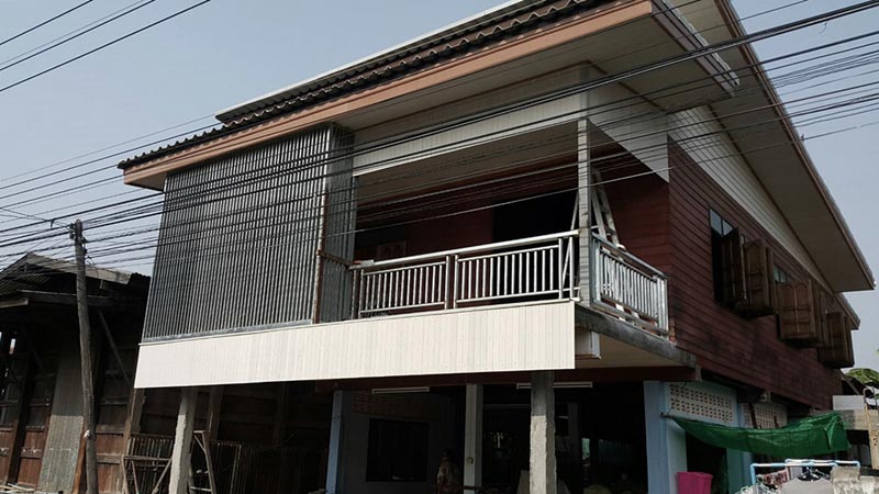 รีโนเวทบ้านครึ่งปูนครึ่งไม้