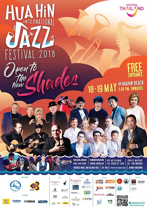 Hua Hin International Jazz Festival 2018 : Open To The New Shades