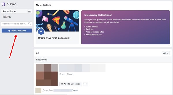 วิธีสร้าง Collection ใน Facebook วิธีสร้าง Collection ใน Facebook