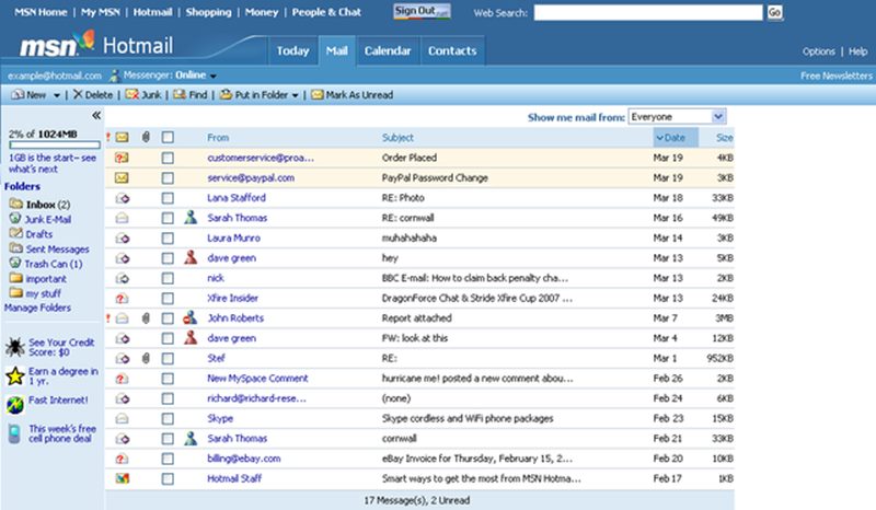 ประวัติ Hotmail บริการอีเมลที่เคยมีคนใช้มากที่สุดในยุค Msn Messenger