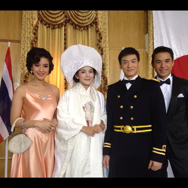 ภาพงานแต่ง โกโบริ - อังศุมาลิน ในละคร คู่กรรม 2556