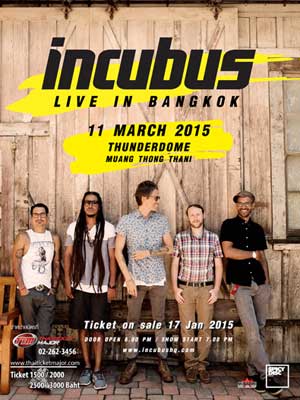 Incubus Live in Bangkok 