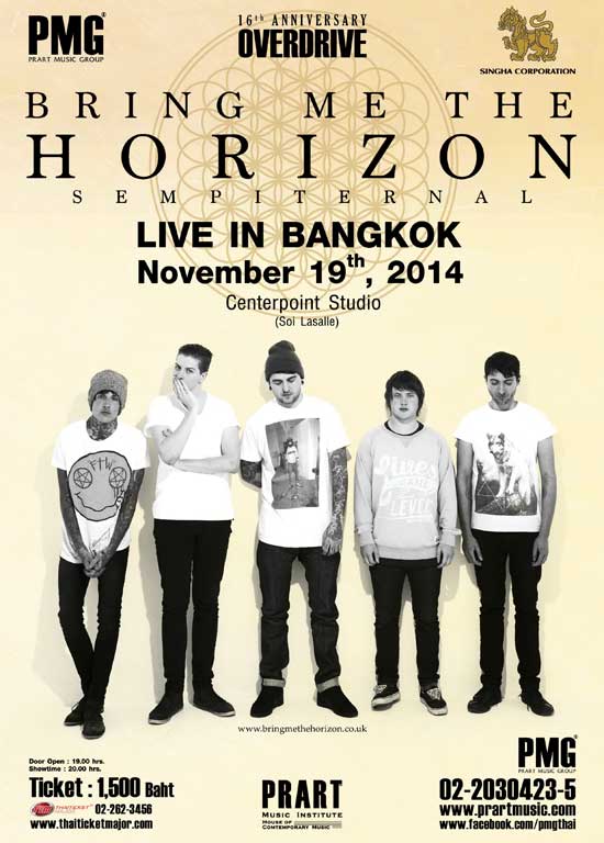 Bring Me The Horizon Sempiternal Live In Bangkok 2014 