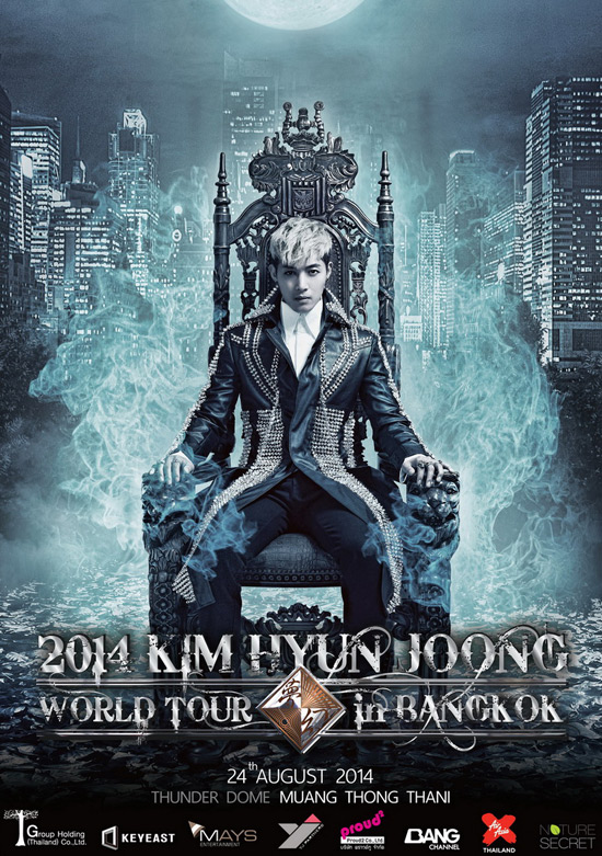 Concert 2014 Kim Hyun Joong World Tour In Bangkok