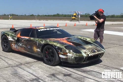 แรง! Hennessey Ford GT ทุบสถิติเร็วสุดถึง 267.6 ไมล์/ชม.