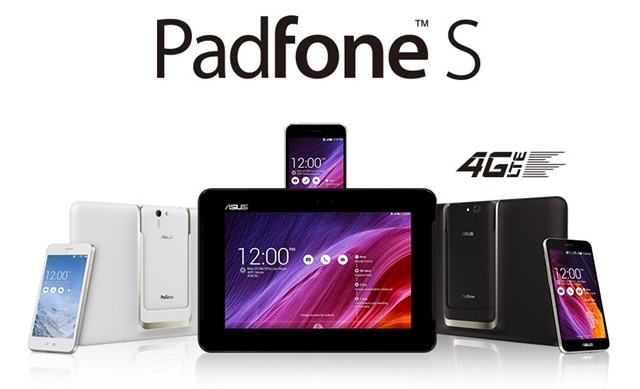 Asus PadFone S สมาร์ทโฟนผสมแท็บเล็ต หน้าจอ 5 นิ้ว พร้อม Dock หน้าจอ 9 นิ้ว