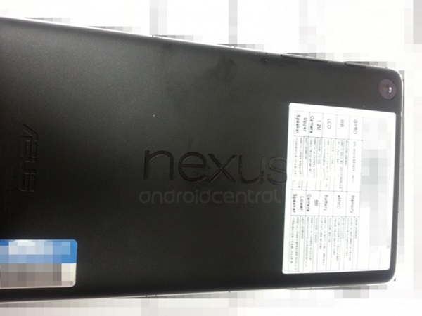 หลุด! ภาพ, คลิป และสเปคของ Nexus 7 รุ่นใหม่