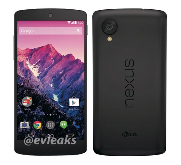 หลุดภาพ Press-shot Nexus 5 สีดำ/ขาว ลือเตรียมวางขายที่แคนาดา 31 ต.ค. นี้