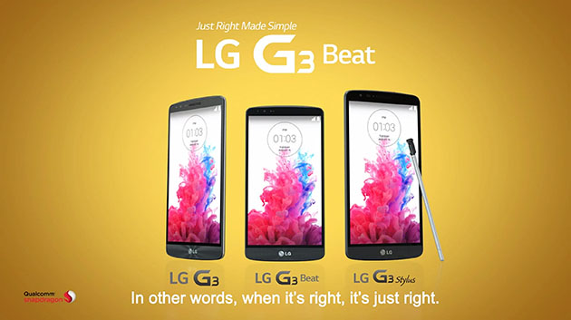 หลุดภาพ LG G3 Stylus จากคลิปโปรโมท LG G3 Beat