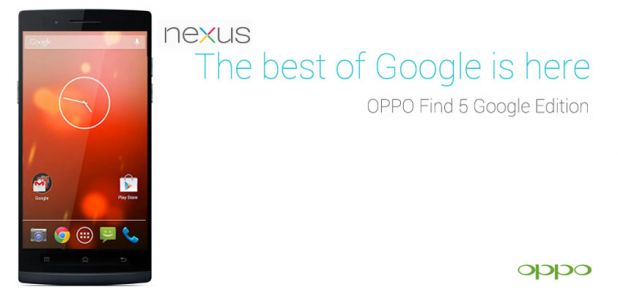 เอาบ้าง! Oppo อาจออก Find 5 Google Edition