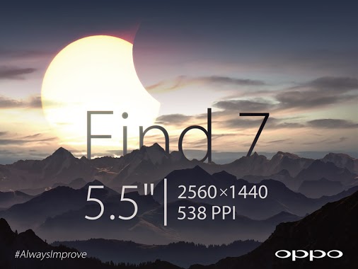 Oppo เผย สมาร์ทโฟน Find 7 มีหน้าจอขนาด 5.5 นิ้ว