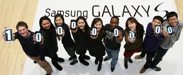 ยอดขายมือถือตระกูล Galaxy S ทั่วโลกทะลุร้อยล้านแล้ว