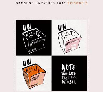 ซัมซุงเตรียมเปิดตัวอุปกรณ์รุ่นใหม่ 4 ก.ย. นี้ คาดเป็น Galaxy Note 3