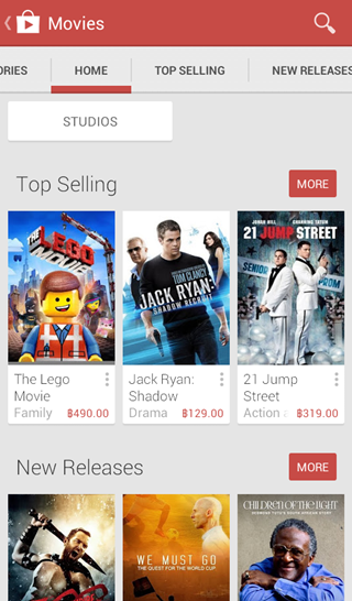 Google Play Movies เปิดให้บริการในประเทศไทยแล้ว