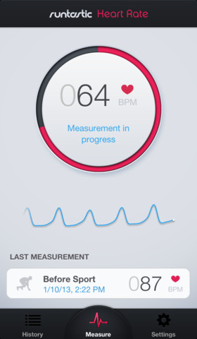 runtastic Heart Rate PRO วัดอัตรการเต้นของหัวใจ