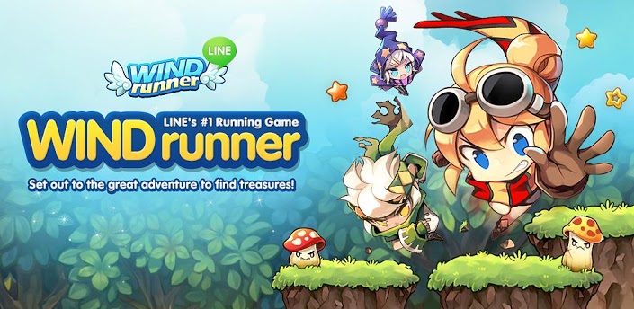 LINE WIND runner เกมส์ใหม่ลาสุด จาก LINE โหลดฟรีทั้ง Android และ iOS 
