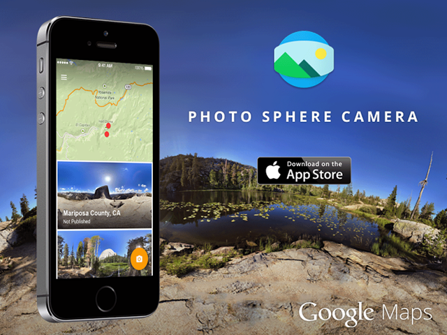 Photo Sphere Camera แอพฯ ถ่ายภาพพาโนรามาจากกูเกิล สำหรับ iPhone
