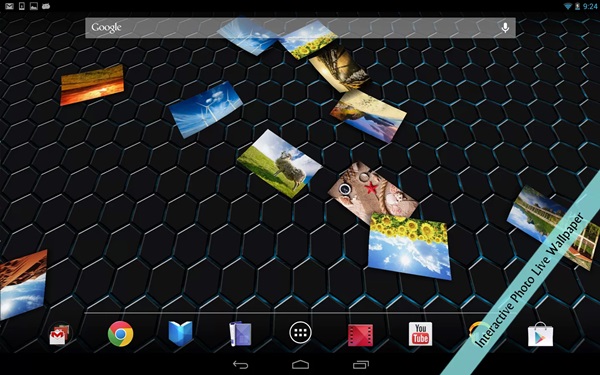 Gallery 3D Live Wallpaper แอพฯ ปรับแต่ง Live Wallpaper ด้วยภาพของเราเอง